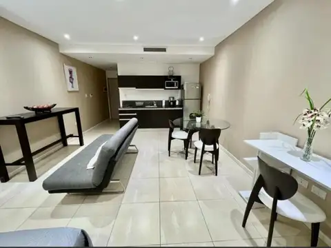 Monoambiente amoblado escriturado.-