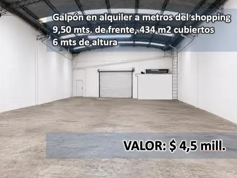 Alquiler amplio local para múltiples usos, Abasto