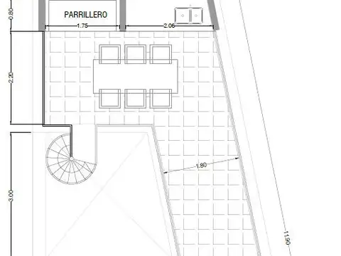 Casa 4 ambientes con 1 baño