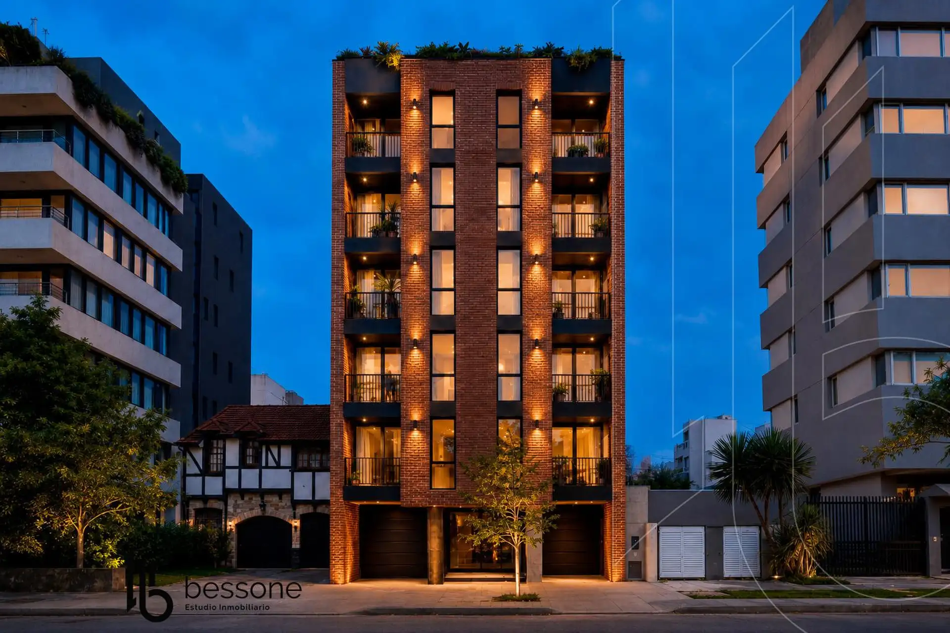 Depto 3 amb, 64m² con balcón — Zona Guemes