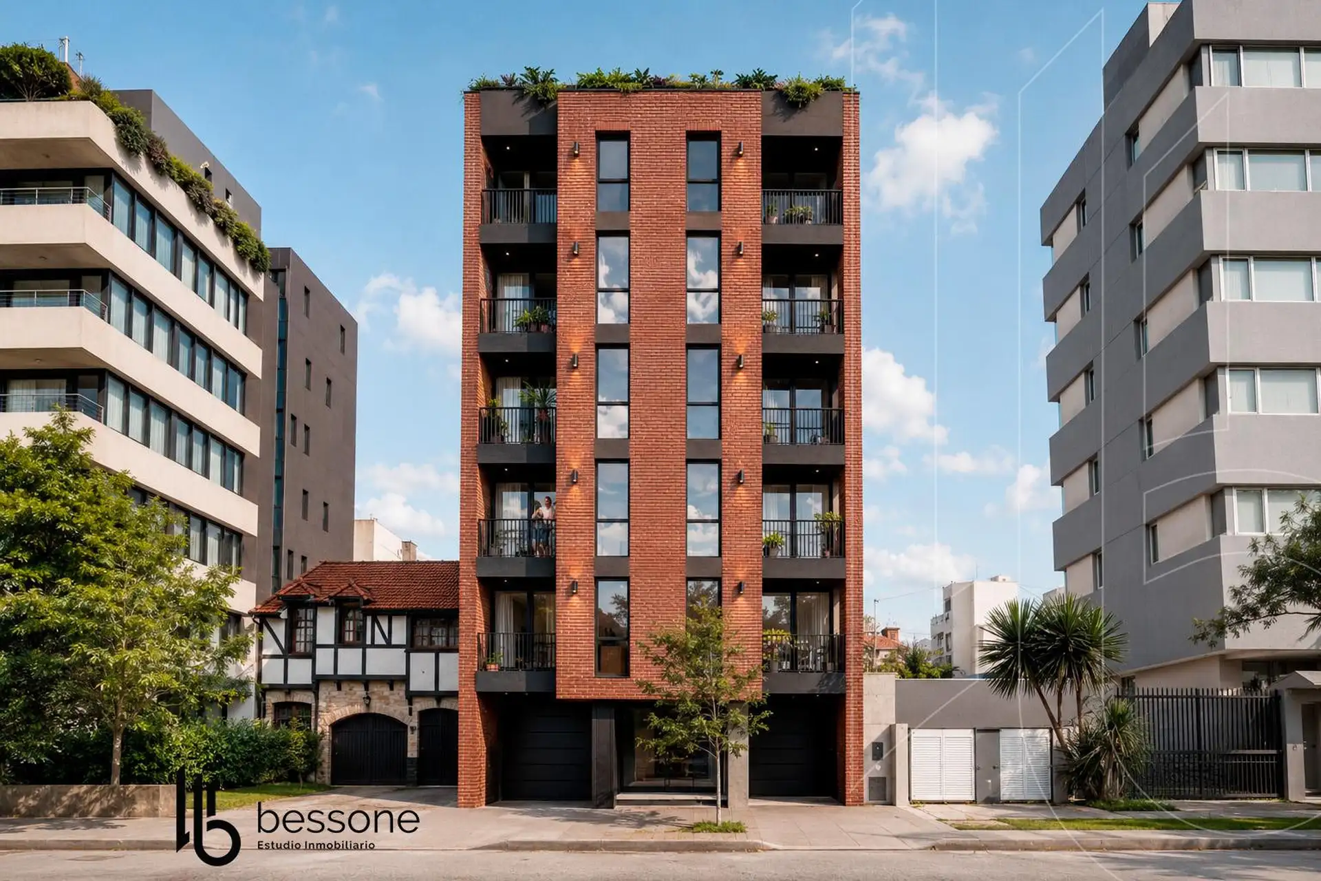 Depto 3 amb, 64m² con balcón — Zona Guemes
