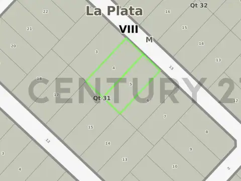 Terreno en Venta 50  mts Fondo