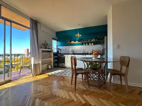 Venta luminoso 3 ambientes en Nuñez. Gran vista abierta.