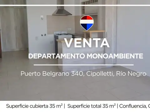 VENTA MONOAMBIENTE CON COCHERAS CIPOLLETTI