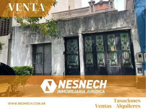 Lote De Terreno Propio En El Barrio Caballito.  Ideal Emprendimiento Inmobiliario. Casa Antigua A Demoler.  En Venta.  Oportunidad