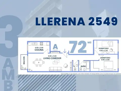 Departamento en Venta al Oeste