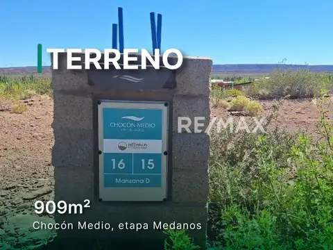 Chocon medio venta terreno etapa Medanos 