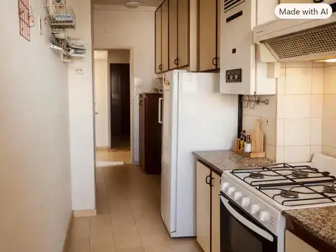 Departamento 3 ambientes con 1 baño