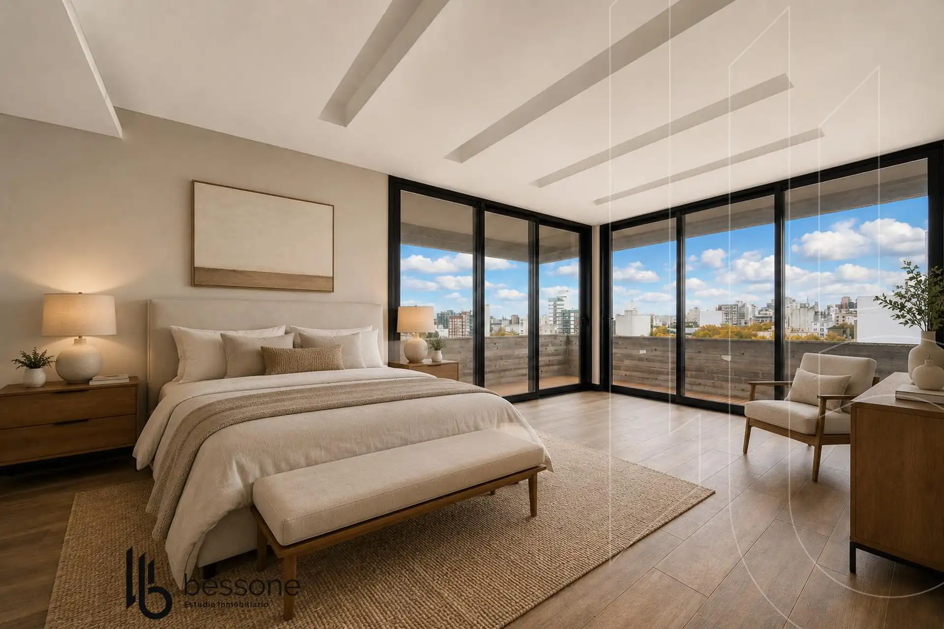 Depto 4 amb, 106m² con terraza y calidad constructiva — Chauvin