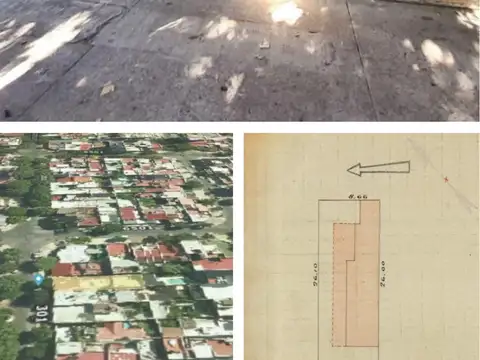 8,66 x 26 - zona Las Nieves -Terreno en venta en Liniers