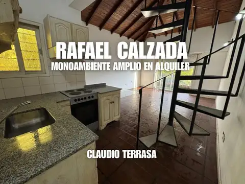 Monoambiente centrico de dos ambientes en Rafael Calzada