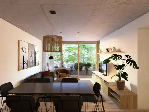 Departamento 3 ambientes con 2 baños