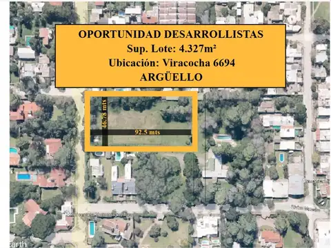 Terreno en Venta en Arguello, Cordoba