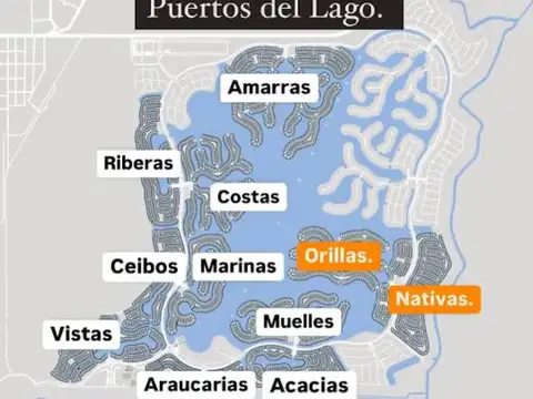 Riveras . Puertos Del Lago. Escobar