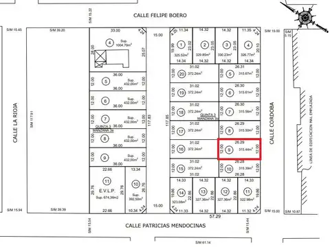 Terreno en Venta en Belen De Escobar, USD 22.000