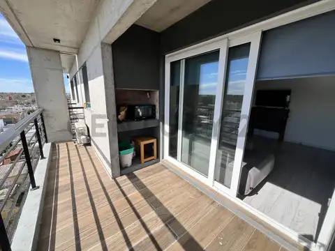 DEPARTAMENTO VENTA-  DOS AMBIENTES EN TIGRE VISTA PANORÁMICA · BALCÓN CON PARRILLA