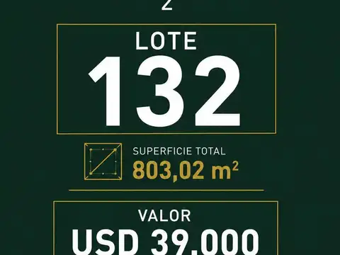 Lote en venta – Prados del Oeste 2 – Lote 132