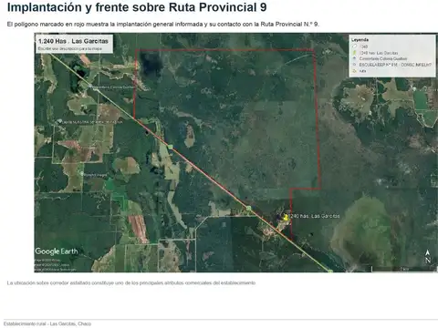 Campo 1.240 Hectareas  - Las Garcitas - Chaco