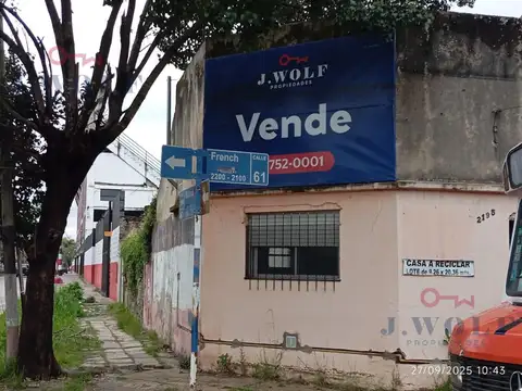 Terreno en Venta 20  mts Fondo