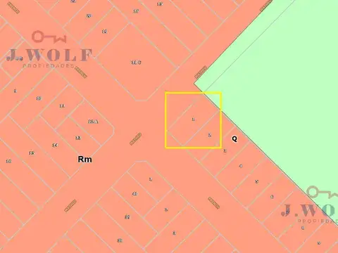 Terreno en Venta 9  mts Frente