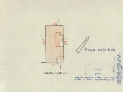 Lote venta Villa Urquiza