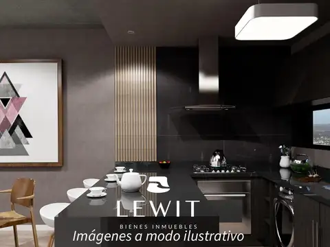 Departamento 2 ambientes con 1 baño