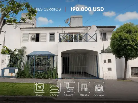 Casa en venta de 4 dorm. y cochera APTA CRÉDITO en Tres Cerritos, Salta