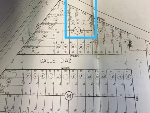 Terreno en Venta 30  mts Frente