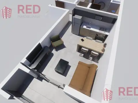 Departamento en Venta de 1 dormitorio