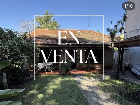 Solido Chalet 3/4 Amb- Cochera Cub. x 2 - Jardin - Patio- Tza con parrilla-