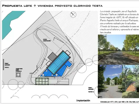 Terreno en Venta en City Bell, USD 100.000