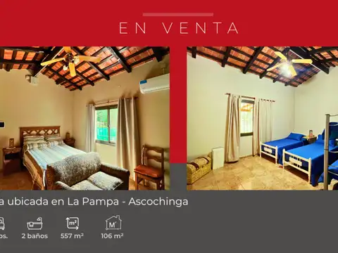 Casa en Venta en Ascochinga, USD 120.000
