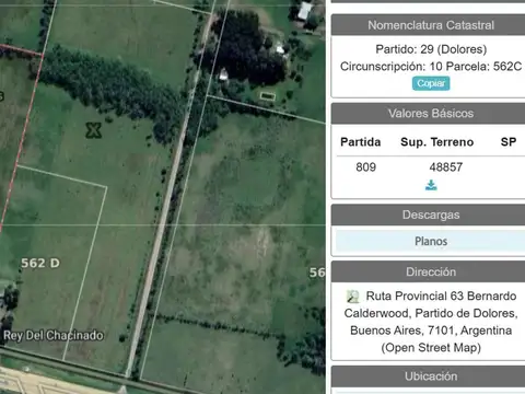 Campo en venta - 50.000Mts2 - Dolores