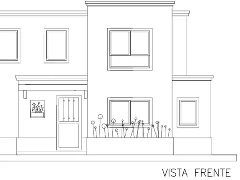 Casa 4 ambientes con 2 baños