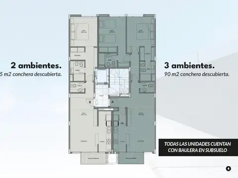 Departamento en Venta de 2 dormitorios