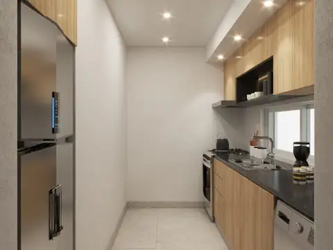 Departamento 3 ambientes con 2 baños