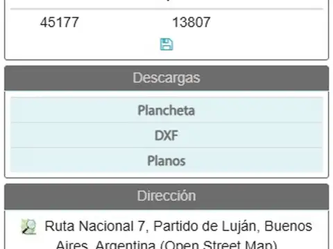 Venta Campo 4 Hectáreas KM 86 - Ruta 7 – Luján –