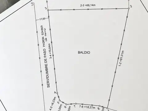 Terreno en Venta en Raco, USD 78.000