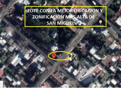 Terreno en Venta en San Miguel, Partido de San Miguel