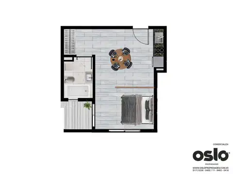 Departamento en Venta de Monoambiente