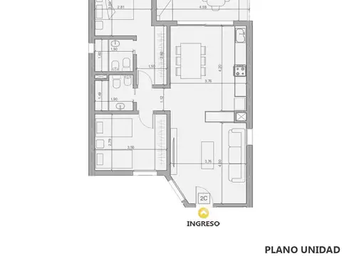 Departamento en Venta en Nuestra Señora De Lourdes, Rosario