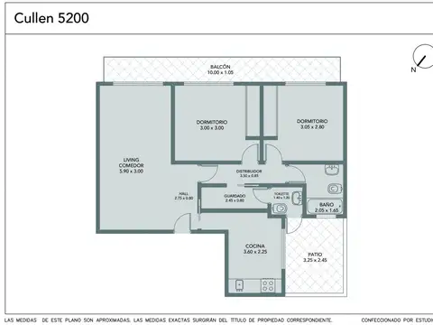 Departamento en Venta de 2 dormitorios