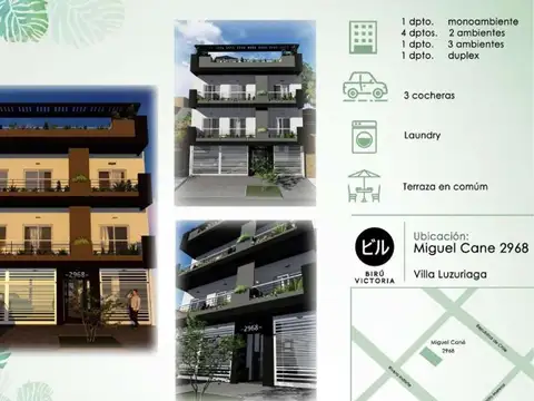 Departamento en Venta en Villa Luzuriaga, USD 125.000