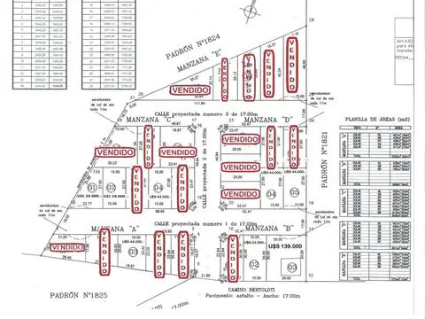 Venta de terrenos en nuevo fraccionamiento Pando