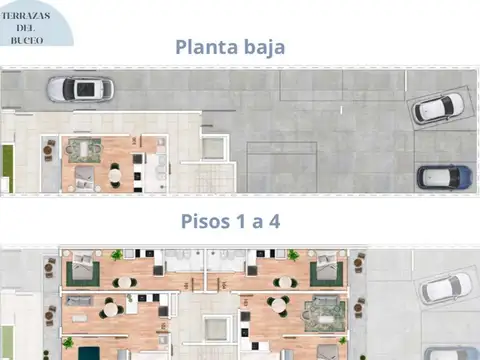 Departamento Monoambiente con 1 baño