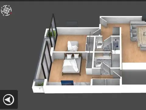 Departamento en Venta de 3 ambientes