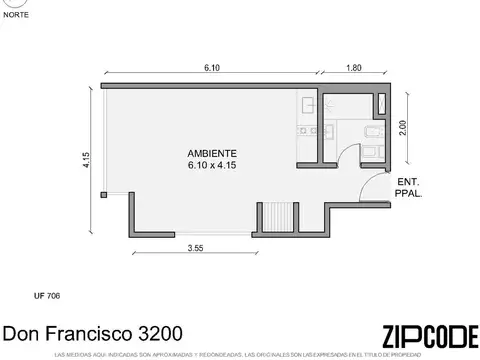 Departamento en Venta de Monoambiente