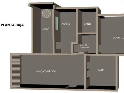 Depto Tipo Casa en Venta de 2 dormitorios