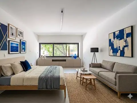 Alquiler departameno moambiente en Nuñez. Luminoso 