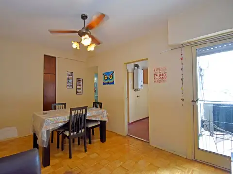 Departamento 2 ambientes con 1 baño